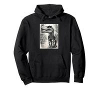 Velociraptor Dinosaur Pullover Hoodie