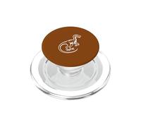 Velociraptor Dinosaur Silhouette Art PopSockets PopGrip for MagSafe