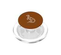 Velociraptor Dinosaur Silhouette Art PopSockets PopGrip for MagSafe