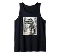 Velociraptor Dinosaur Tank Top