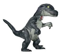 Official Rubies 820883NS Mens Inflatable Velociraptor Standard Adult Costumes Jurassic Park World Blue