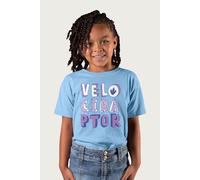 Velociraptor Purple Text Jurassic Park T-Shirt Jurassic Park Light Blue 3-4 Years