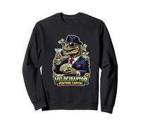 Velociraptor Venture Capital Investor Dinosaur Sweatshirt
