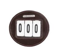 Velociti Bridle Number Holder - Shires - Havana