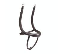 Velociti Ergonomic Leather Curved Horse Flash Noseband Havana (Full)