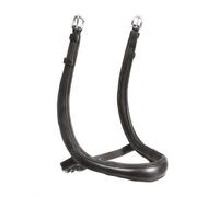 Velociti Ergonomic Leather Horse Cavesson Noseband Black (Cob)