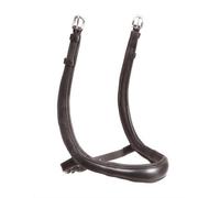 Velociti Ergonomic Leather Horse Cavesson Noseband Havana (Full)