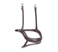 Velociti Ergonomic Leather Horse Flash Noseband Havana (Pony)