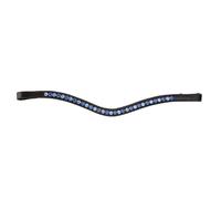 Velociti GARA Blue Diamante Browband Black - Pony
