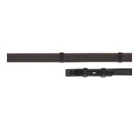 Velociti Gara Continental Rubber Grip Reins - 48" x 5/8" · Havana