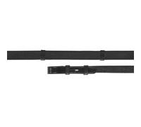 Velociti Gara Continental Rubber Grip Reins - 54" x 5/8" · Black