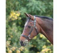 Velociti GARA Plain Inhand Bridle Havana - Cob