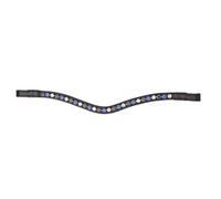 Velociti GARA Three Tone Browband - Blue/Black - Full