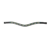 Velociti GARA Three Tone Browband - Green/Black - Extra Full
