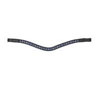 Velociti GARA Two Tone Browband - Blue/Black - Pony