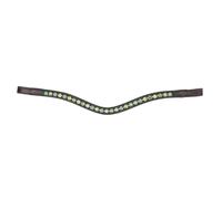 Velociti GARA Two Tone Browband - Green/Havana - Extra Full