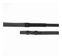 Velociti Lusso Nylon Insert Rubber Grip Reins - 54" x 5/8 · Havana