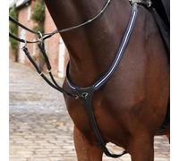 Velociti LUSSO Opus Elastic Breastplate Black - Pony