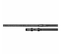Velociti Lusso Rubber Grip Reins - 61" x 5/8 · Black