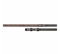 Velociti Lusso Rubber Grip Reins - 61" x 5/8 · Havana