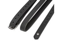 Shires Velociti Lusso Wrapped Stirrup Leathers - Black or Havana 48" Black