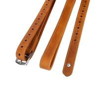 Velociti Lusso Wrapped Stirrup Leathers - 1" X 54" · Tan