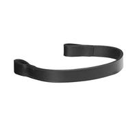 Velociti Rapida Flat Leather Horse Browband Black (Full)