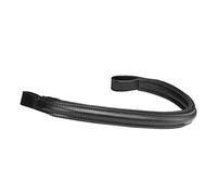 Velociti Rapida Padded Leather Horse Browband (Full) (Black)