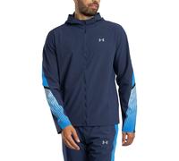 Under Armour - Velociti Storm Hooded Jacket - Running jacket size L, blue