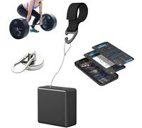 Velocity Based Training Device, Vertical Jump Tester with APP Control and Voice Tips, Multiple Science Test Modes, 50H Of Battery Life, Linear Encoder for Powerlifting(With magnets)