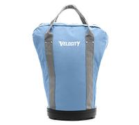 Velocity Lacrosse Ball Bag - Holds up to 60-72 Balls - Ideal for Official NFHS, SEI, and College Approved Lacrosse Balls, Carolina Blue