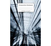 Velocity Shift Abstract Composition Notebook | 120 Pages, 6x9 Size | Futuristic Aesthetic Journal for Writing, School Notes, Creativity & Daily Planning