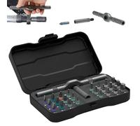 Velocitybe 24 in 1 Dly Screwdriver Set, 24 in 1 Magnetic Ratchet Screwdriver Set, Magnetic Compact and Portable Ratchet Screwdriver for Multiple Tasks (1set)