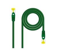 Velocraze Network Cable - RJ45 S/FTP Cat6A AWG26 Patch Cord, 0.3 m, Green, High Speed, Ideal for Fast and Secure Network Connections.