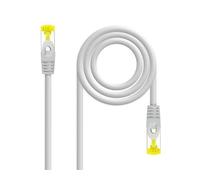 Velocraze Network Cable - RJ45 SFTP Cat6A AWG26 Patch Cord, 0.25 m Length, Grey Material, Ideal for High Speed and Performance Connections.