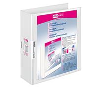 Veloflex 1139190 Velodur Plastic Ring Binder Large Folder DIN A4 White
