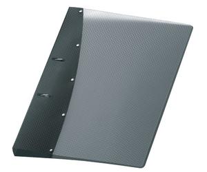 Veloflex 1141450 Diamond Ring Binder DIN 210 x 297 mm, Combi Mechanism Ring Binder A4 Black