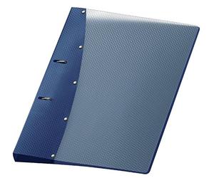 Veloflex 1141450 Diamond Ring Binder DIN 210 x 297 mm, Combi Mechanism Ring Binder A4 Blue