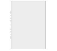 VELOFLEX 4333001 - Document Wallets DIN A3 Portrait Pockets Transparent Films PP Film Euro Holes Pack of 10