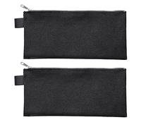 VELOFLEX A290501 Bank Bag with Zip, DIN Long, Pack of 2, Wallet Made of Robust Textile, Transport Bag
