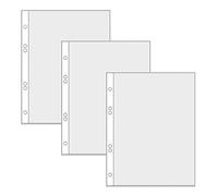 VELOFLEX A435531 Transparent Wallets DIN A5 Pack of 30 75 µm Indelible Document Wallets Made of Crystal Clear Polypropylene Film
