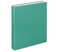 VELOFLEX - Basic Ring Binder DIN A4 2-Ring 25 mm Turquoise | With 2-ring mechanism, 25 mm filling height for approx. 250 sheets of 80 g/m², refillable for A4 documents