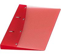 VELOFLEX Diamond 1151421 Ring Binder, Ring Binder, DIN A5, 2-Ring Mechanism, 20 mm, Polypropylene Solid Plastic, Red, Pack of 1