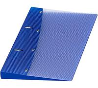 VELOFLEX Diamond 1151450 Ring Binder DIN A5 2-Ring Mechanism 20 mm Polypropylene Solid Plastic Blue Pack of 1