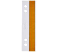 Veloflex Heftfix 2002100 Adhesive Strips 105 mm Hole Spacing 60 mm and 80 mm Pack of 100 Transparent