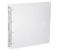 Veloflex Propyglass Viquel V020940 A4 Ring Binder, Polypropylene, 4 Round Ring Mechanism, 15 mm Filling Capacity, Transparent