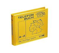 Veloflex Ring-Bound Telephone Book A5 Yellow