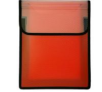 VELOFLEX VELOBAG 1442422 Collection Box, File Box, DIN A4, Polypropylene Film, 40 mm Filling Height, Red, Pack of 1