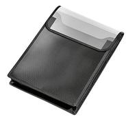Veloflex VELOBAG 1442482 Collection Box File Folder DIN A4 Polypropylene Film 40 mm Filling Height Black Pack of 1