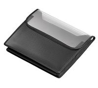 VELOFLEX VELOBAG 1443482 Collection Box File Folder DIN A4 Polypropylene Film 40 mm Filling Height Black Pack of 1